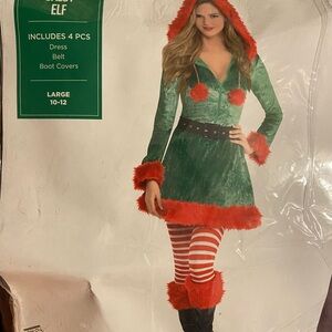 New-Adult Sassy Elf Dress- Large